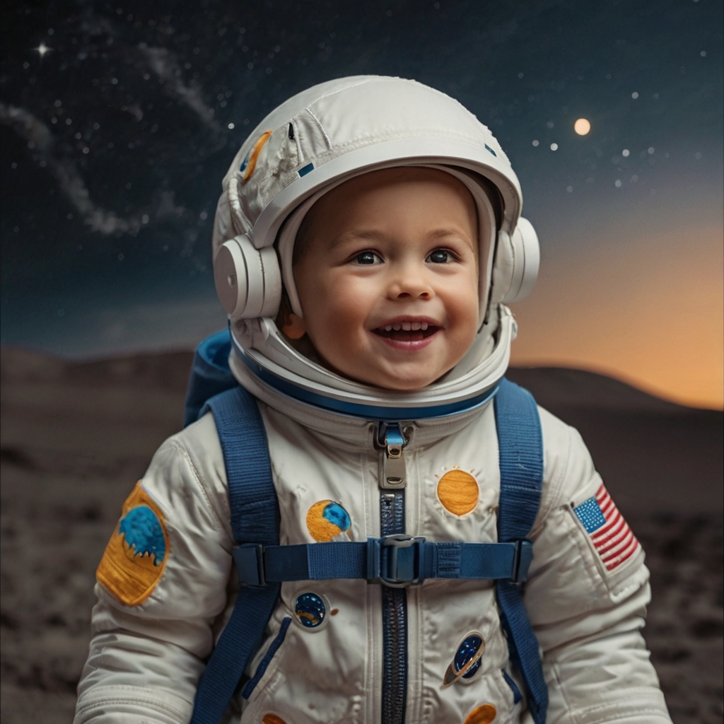 Little Astronaut - Names That Mean Moon - Baby Journey