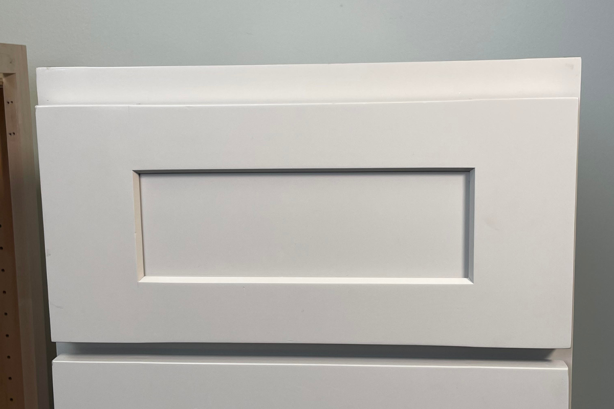 grey shaker drawer front