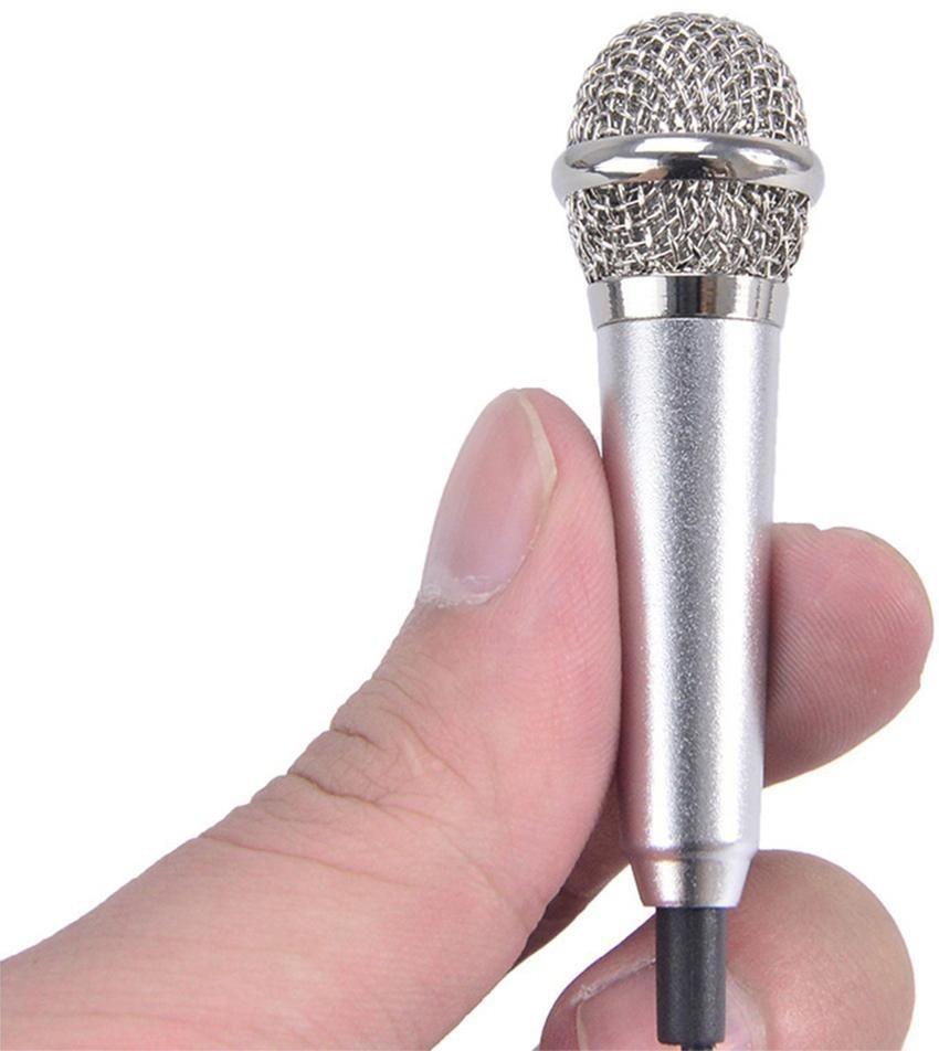 Explorer ™ Mini Silver Color Karaoke Microphone Latest Design Mini Stereo  Sound Recording Mic 3.5mm Jack for Computer iOS, Windows & Android Cell  Phone Smartphone Chatting & Singing And You Tuber Users