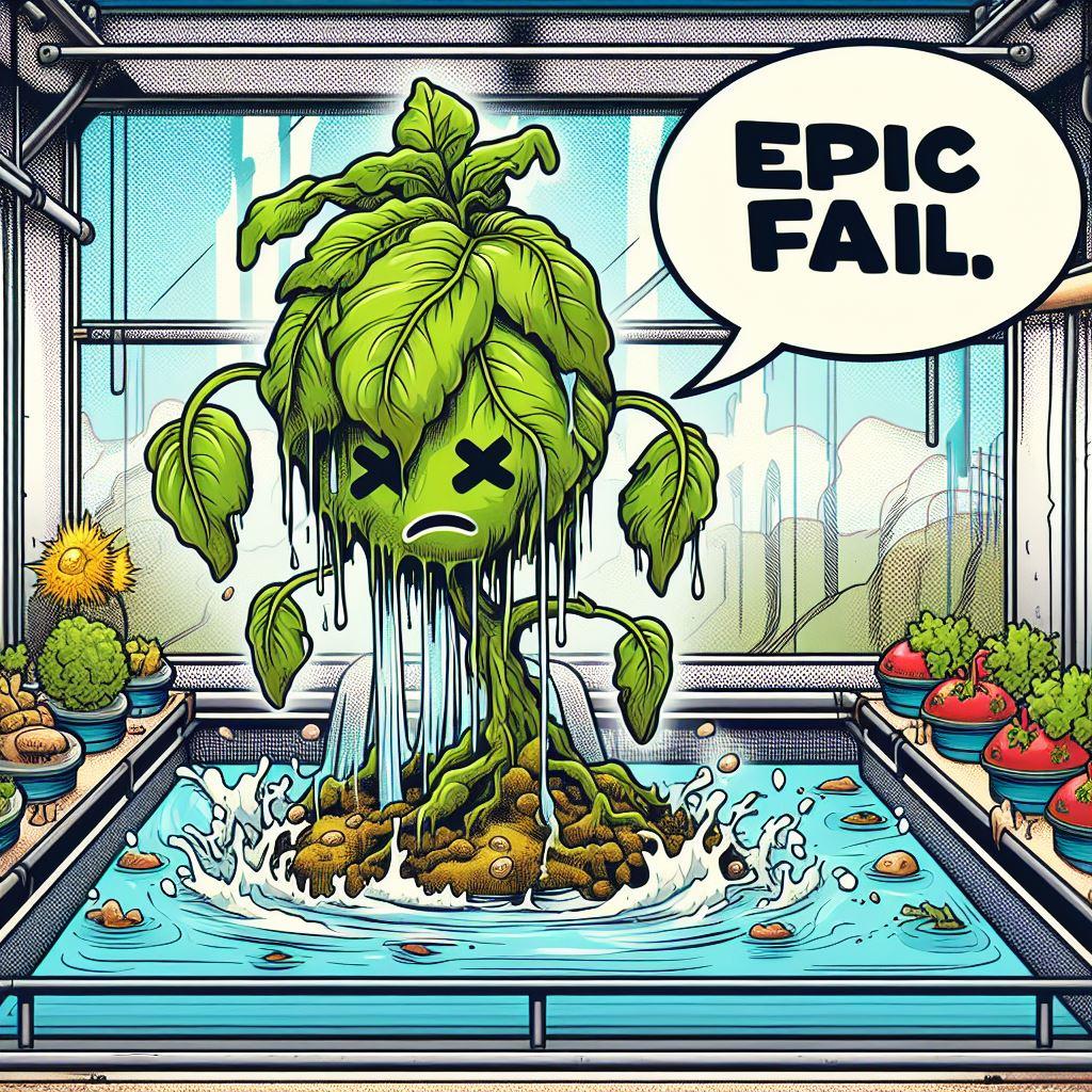 Why does hydroponics fail?