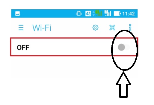 スマホ　WiFi設定①