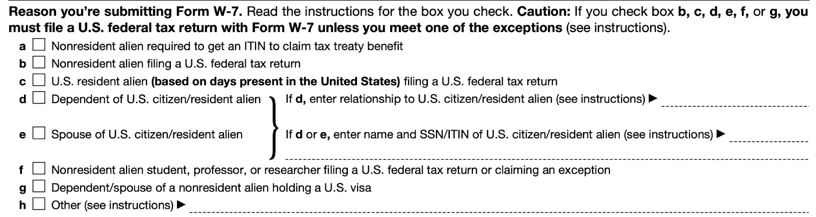 How to Fill Out IRS Form W-7 and Obtain Your ITIN Number (Quick and ...