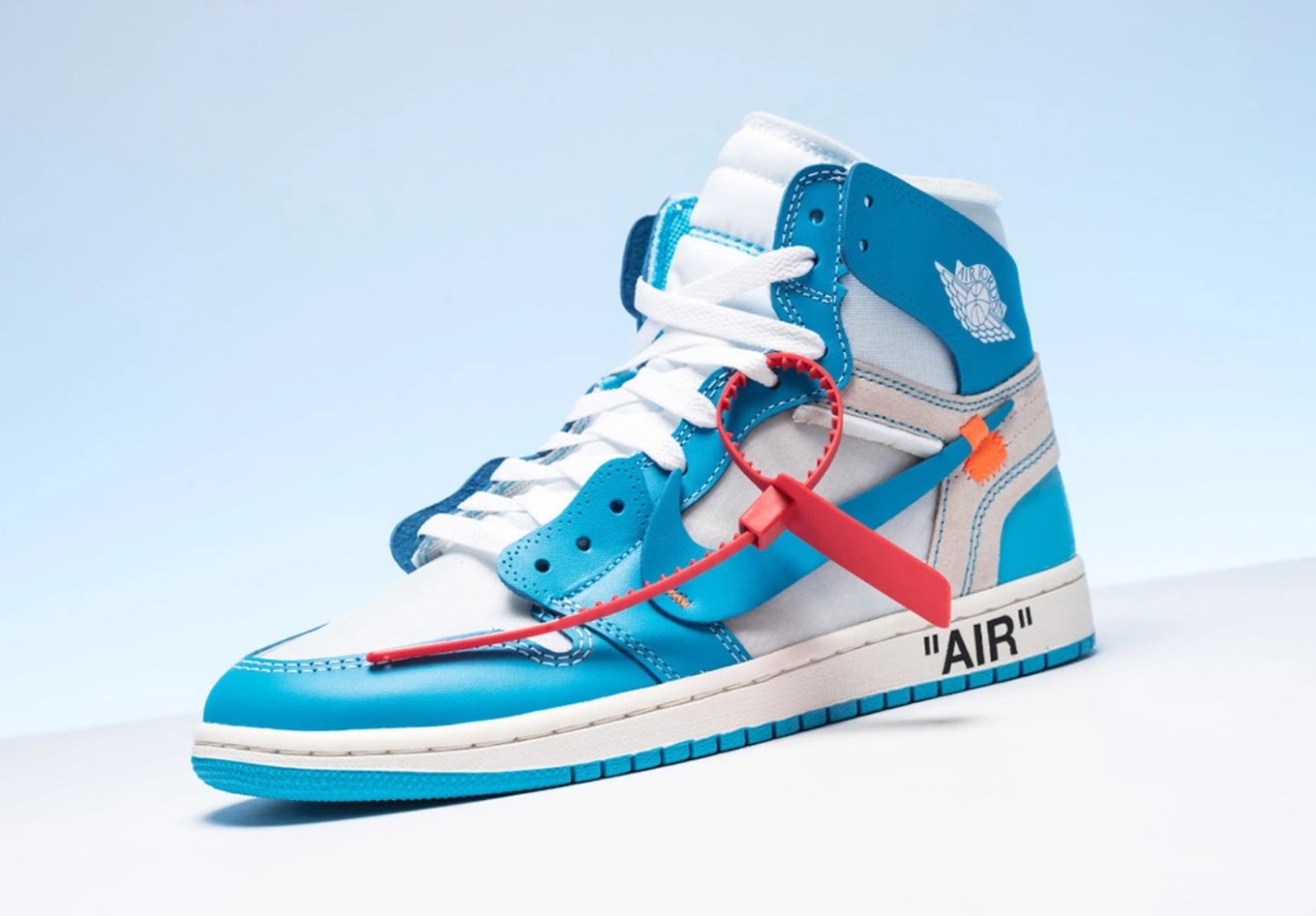 Giày Off-White x Air Jordan 1 Retro High University Blue