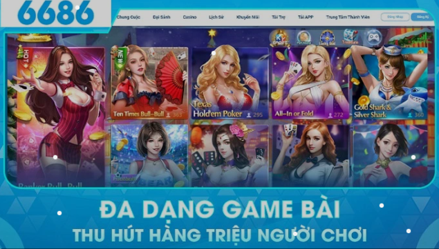 6686.agency - Khám phá cá cược game bài hấp dẫn đến khó cưỡng