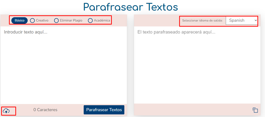 parafrasear textos