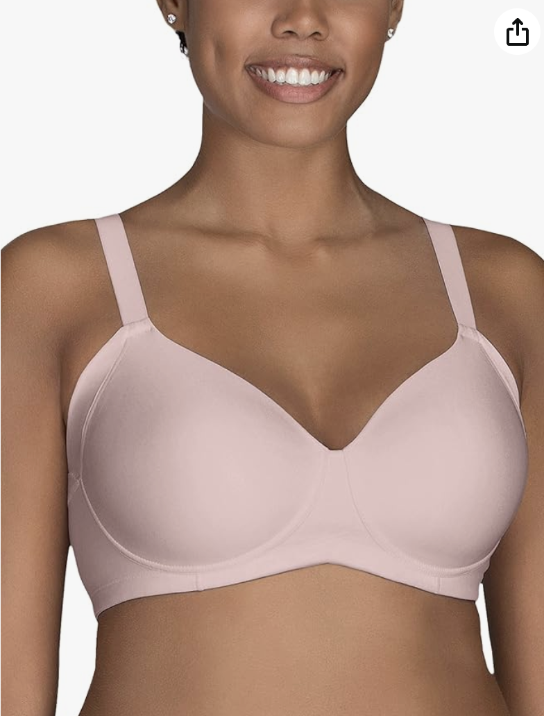Vanity Fair Women's Beauty Bra with Extended Side & Back Smoothing