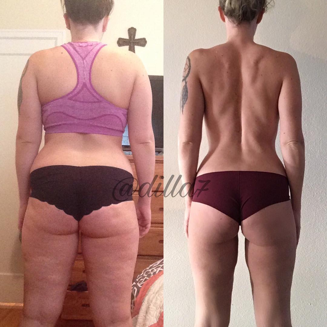 Glutes before online after