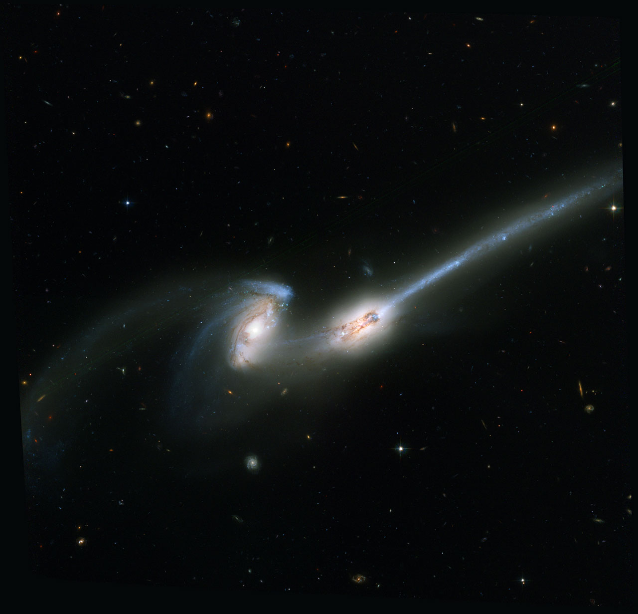 Colliding And Merging Galaxy Examples