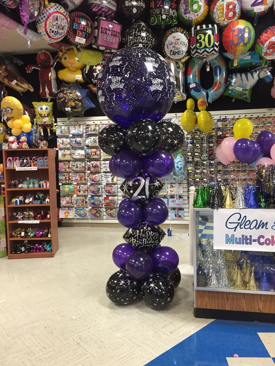 balões personalizados para destacar as promoções em janeiro