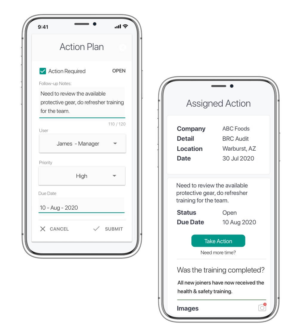 Assign and Monitor Action Corrective Actions