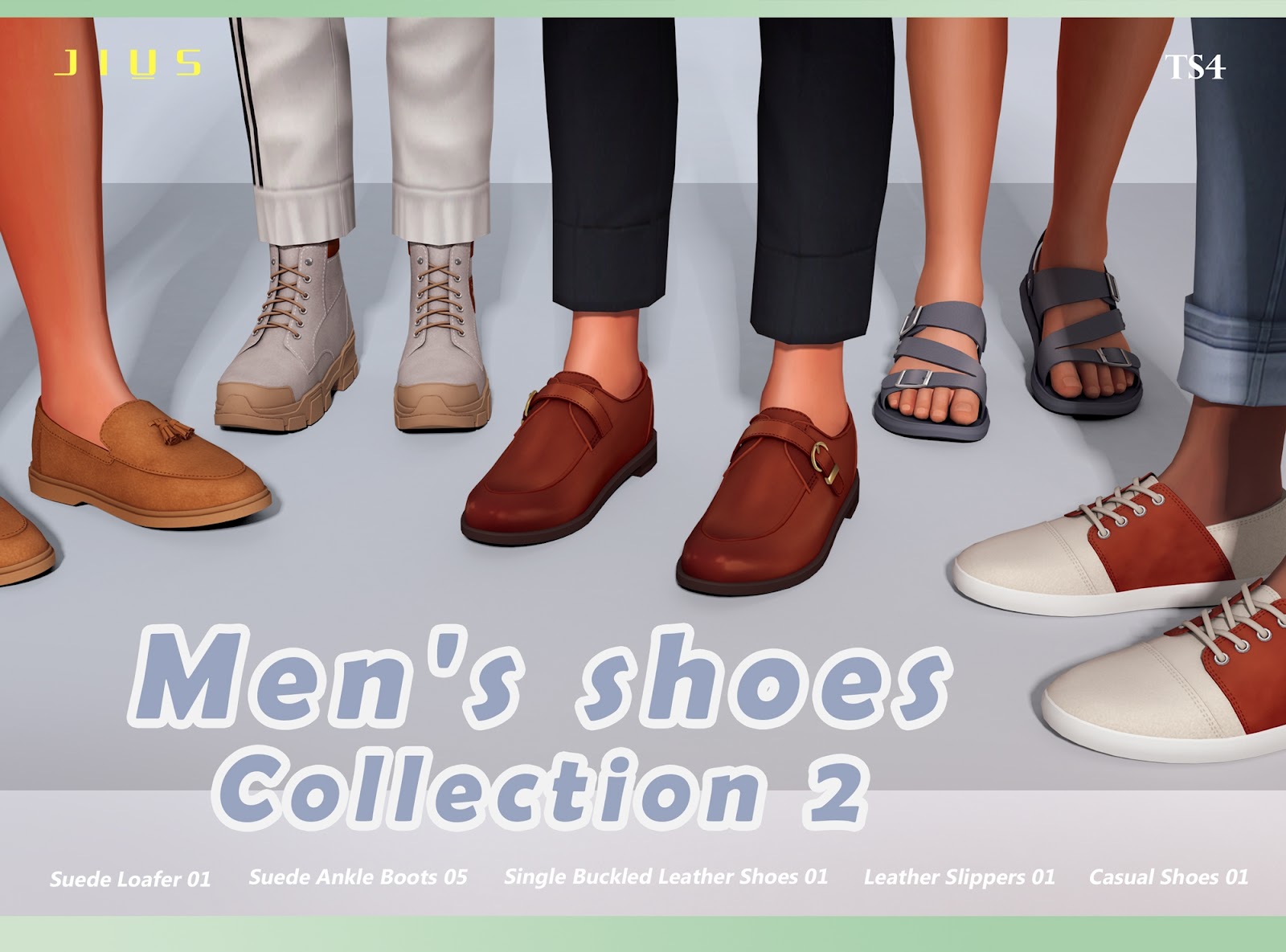 Men's Shoe Collection No. 2 by Jius-Sims