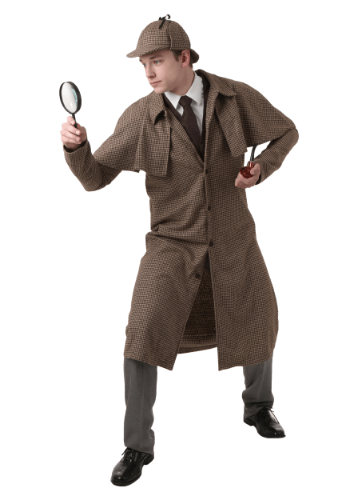 sherlock holmes costume for seniors and retirees