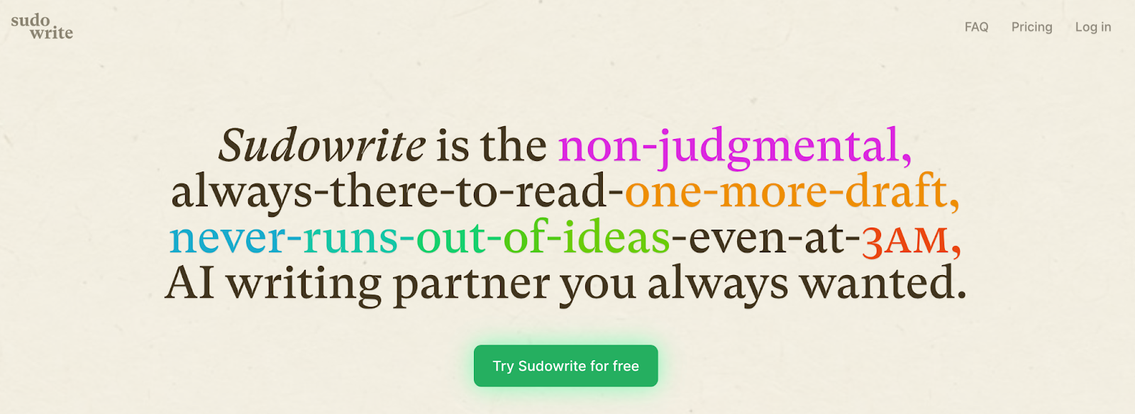 Best AI Writing Tools - Sudowrite