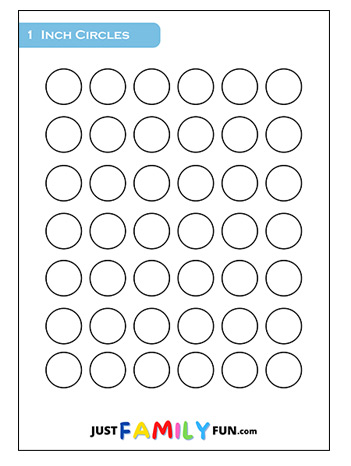 1 Inch Circle Template