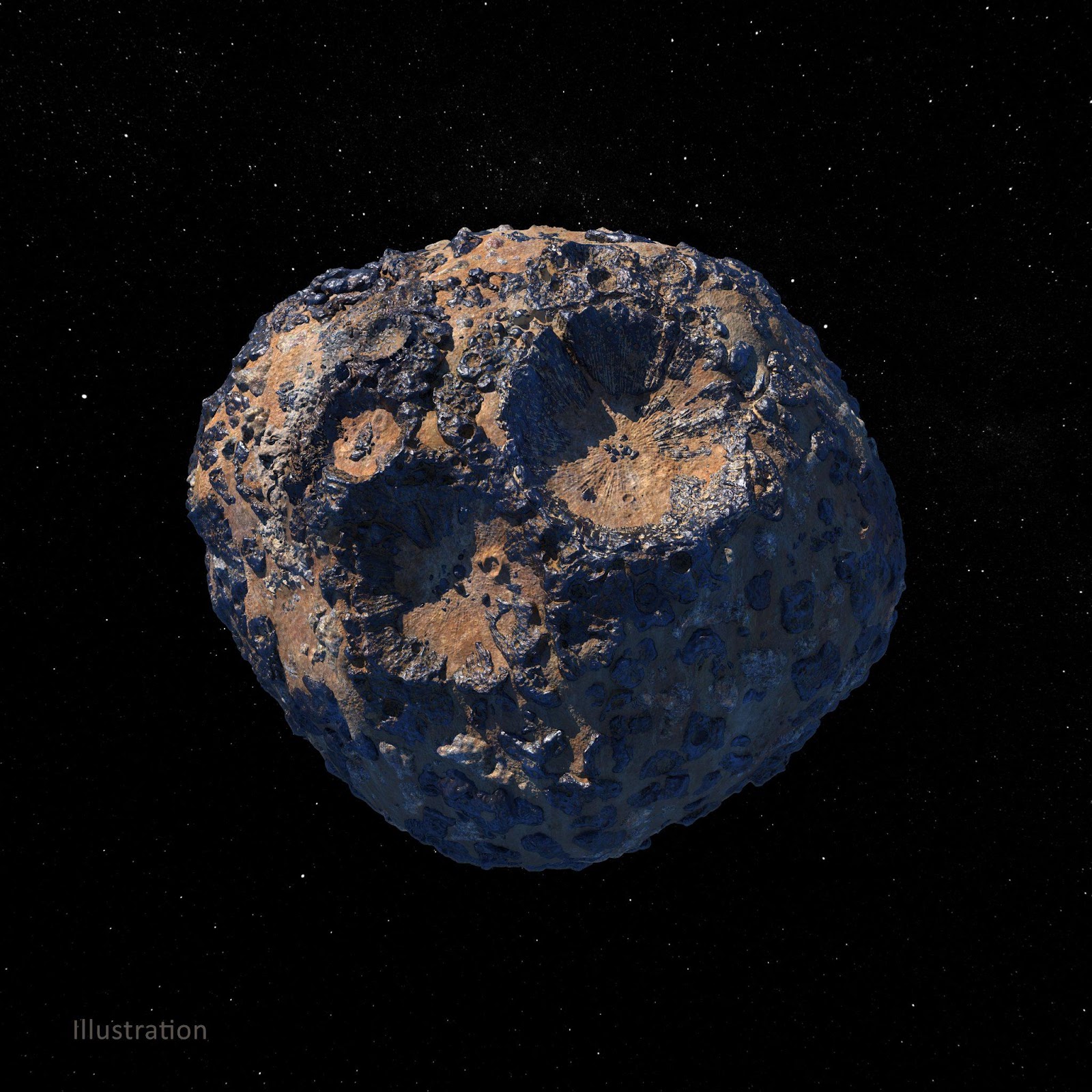 Asteroid illustration