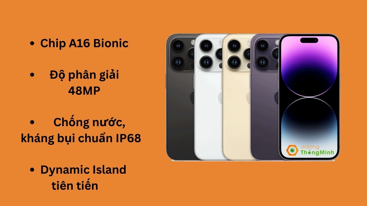 Các điểm chung của iPhone 14 Pro Max và iPhone 14 Pro