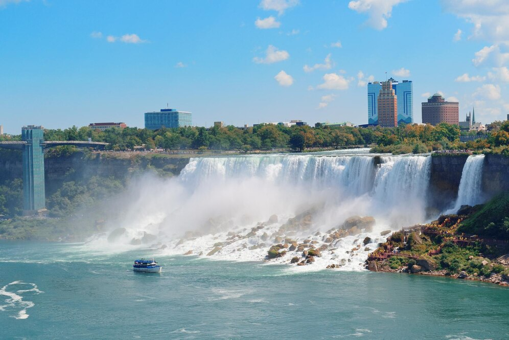 Spectacular view of Niagara Falls