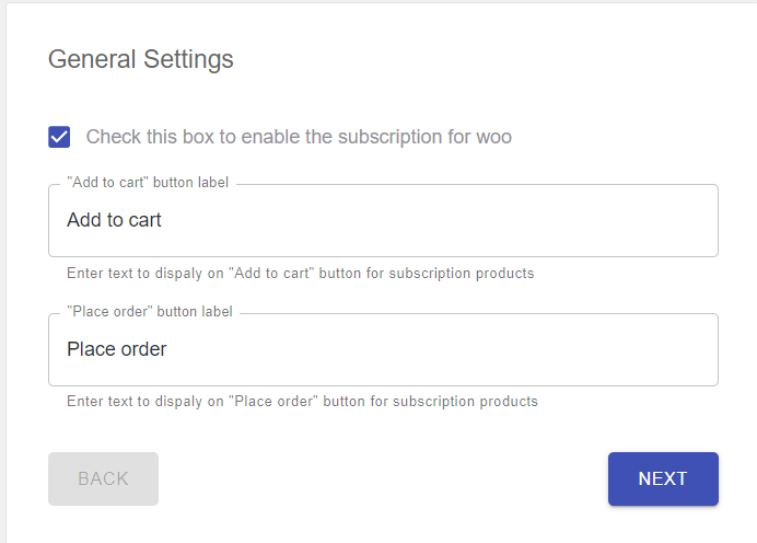 WooCommerce subscription