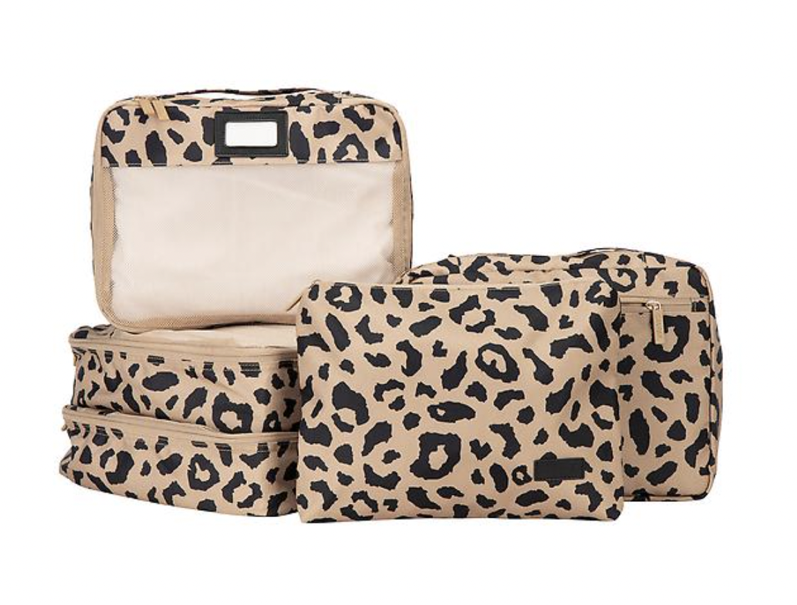 Calpak Packing Cubes Cheetah Set of 5