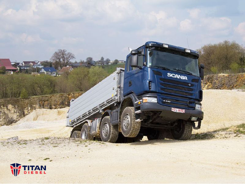 scania G series dump truck