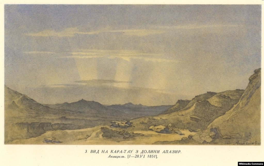 Малюнок Тараса Шевченка з Каратауської експедиції, 1851 рік