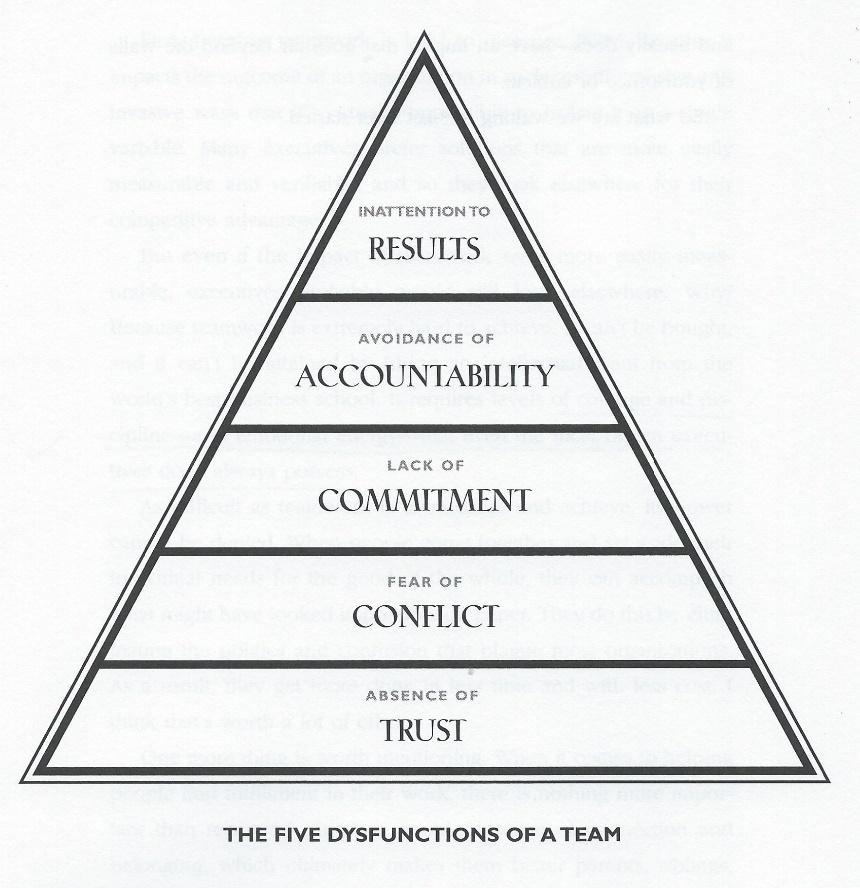 Teamwork in nonprofits - 5 Dysfunctions of a Team model, Patrick Lencioni