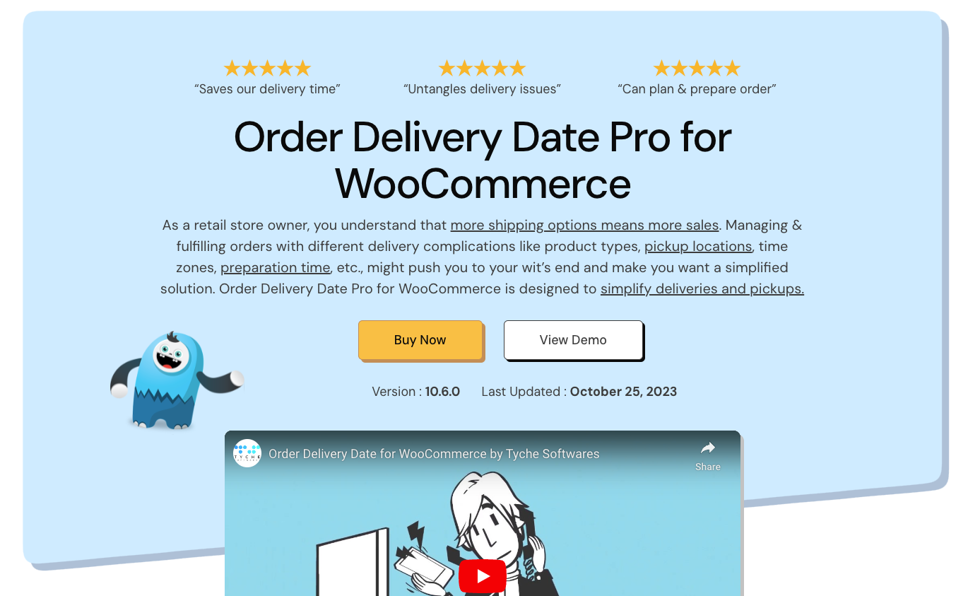 Order Delivery Date Pro