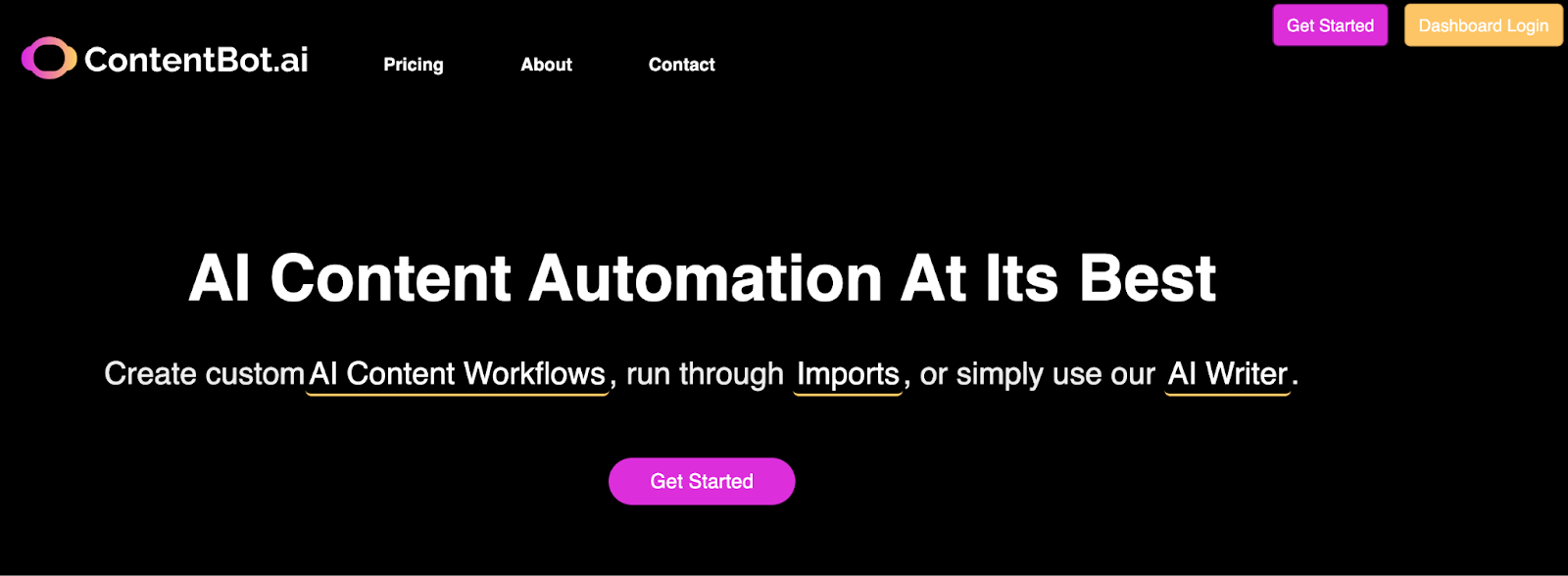 Best AI writing tool - ContentBot