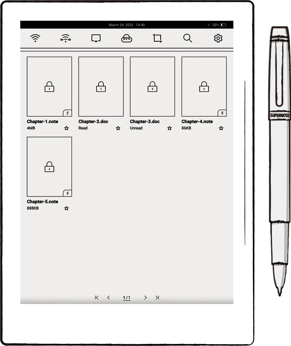 Supernote Features: Handwriting Recognition