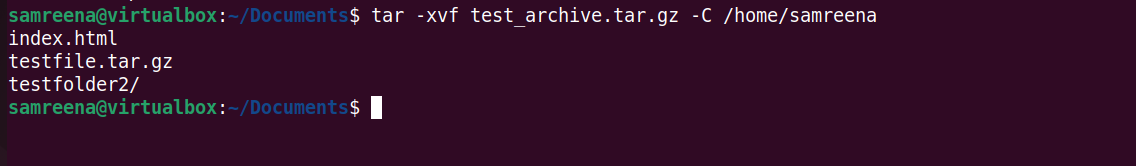 how to compress and extract files in linux using tar and gzip commands