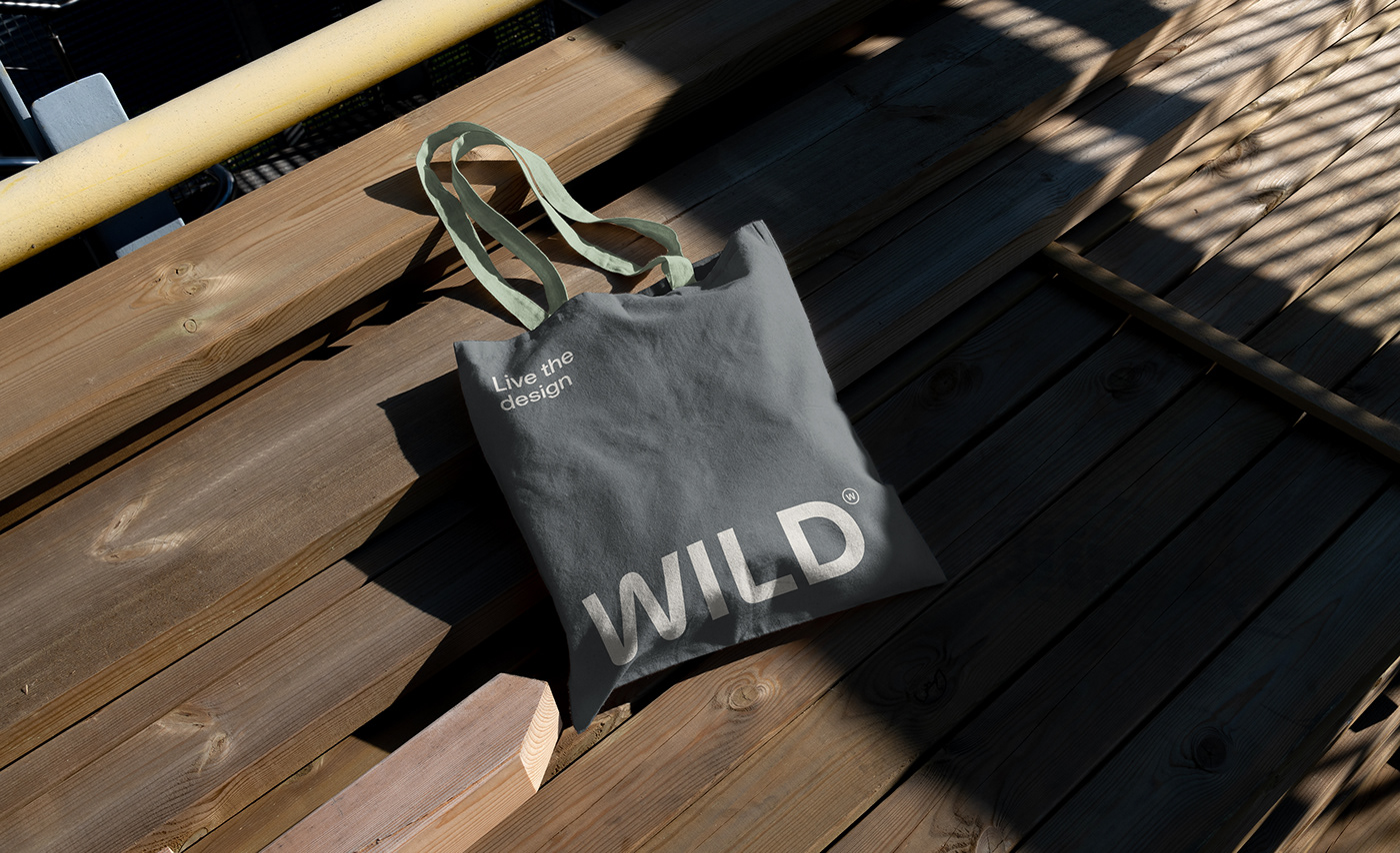 Branding artifact Merchandise design for WILD