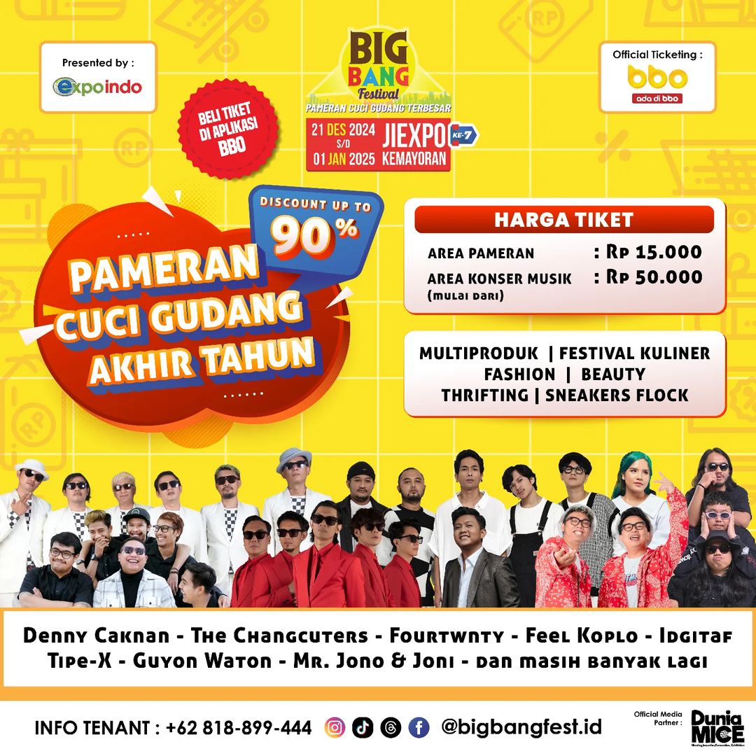 Konser Musik 2024 Big Bag Festival