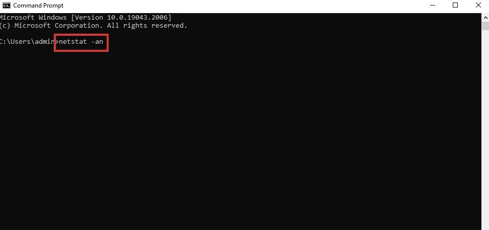 command prompt