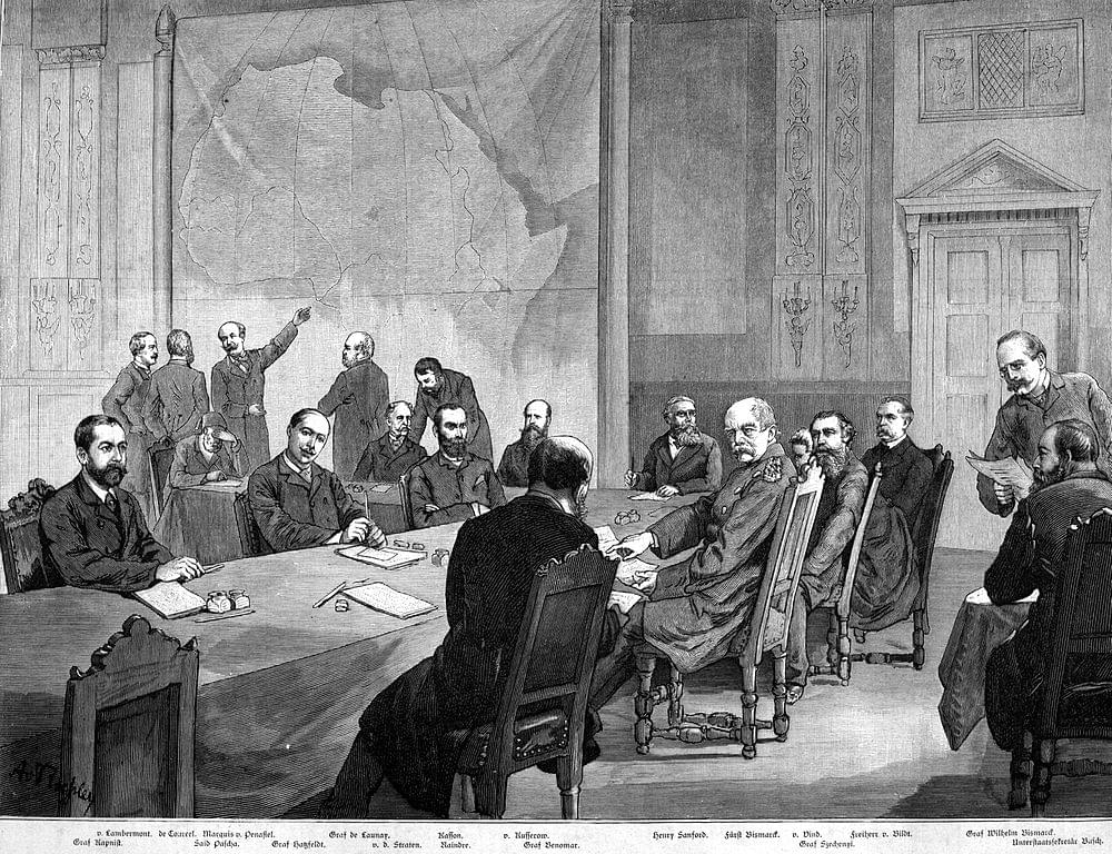 Otto von Bismarck at the Berlin Conference, 1884