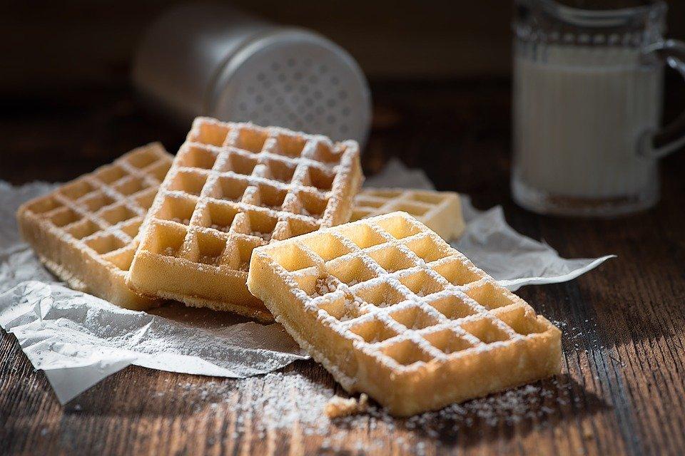 Waffles, Sweet, Delicious, Bake, Eat, Pastries, Food