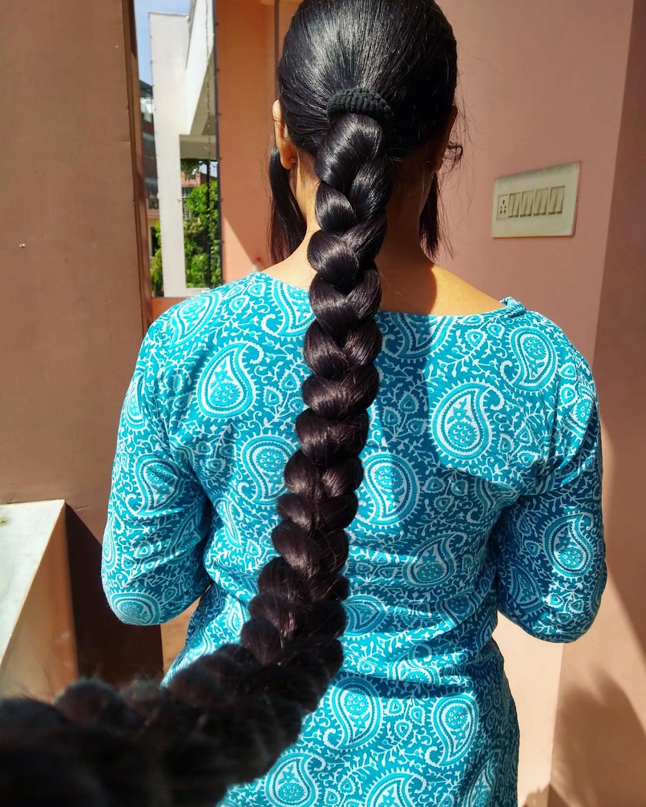 Indian Pony Braids Hairstyles For Long Hair