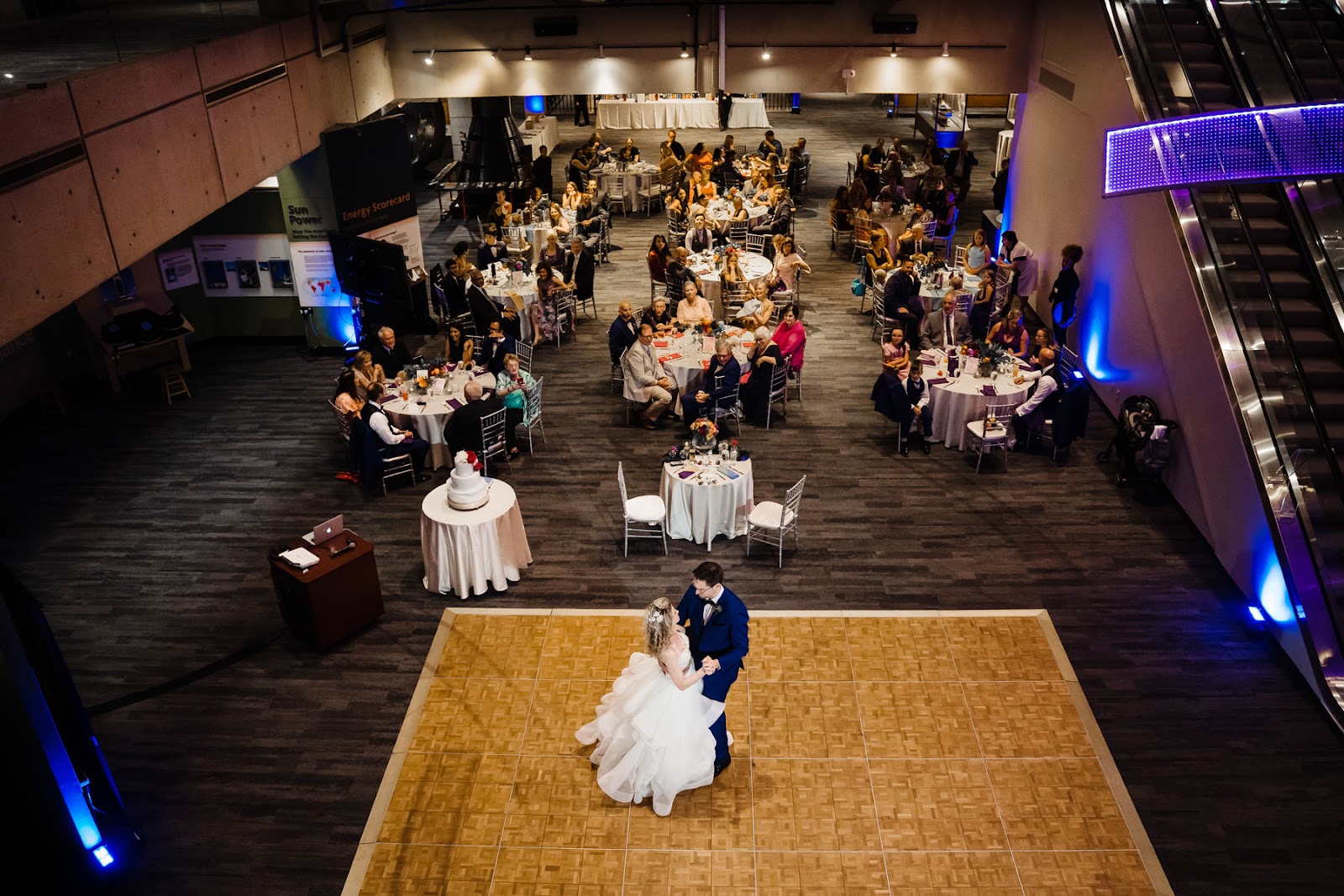 boston musuem of science wedding photographer nicole chan blue wing 