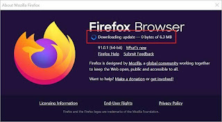 updating Firefox