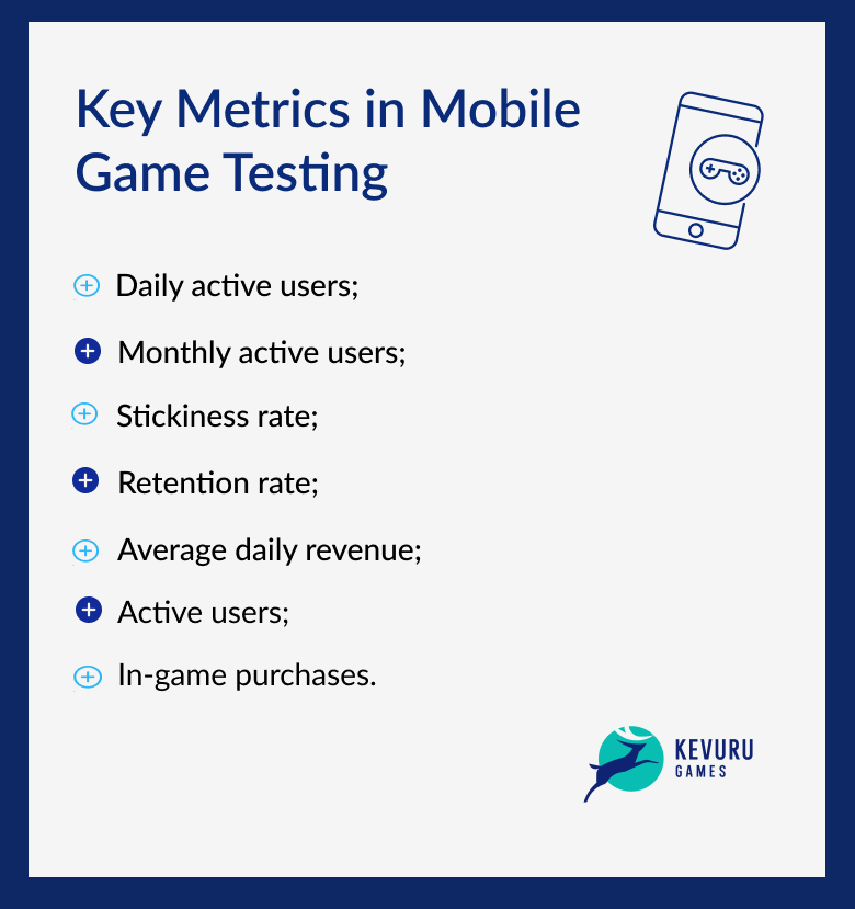 Key Metrics in Mobile Game Testing
