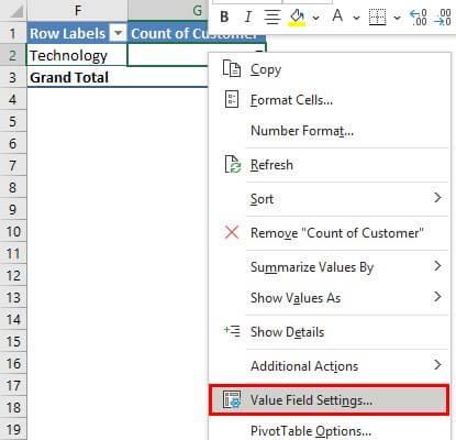 Example 1-8 (Value field settings)