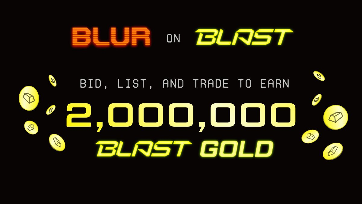 blur on blast, showing blast gold