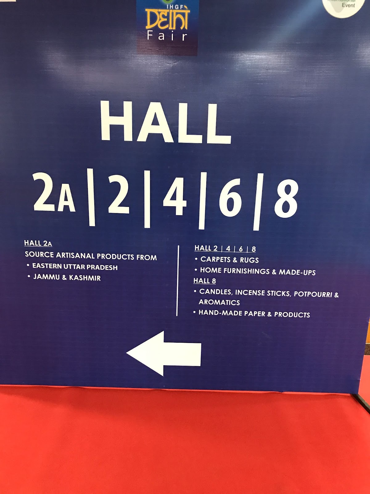 Home textile halls guide at IHFG oct delhi fair