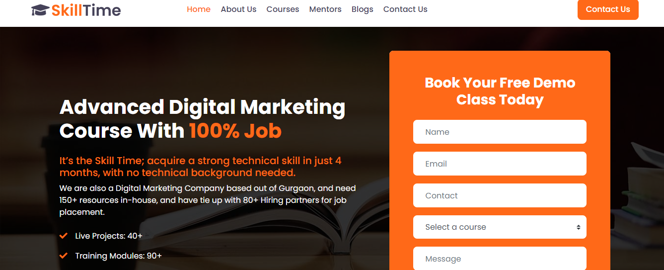 Skilltime is a digital marketing online course