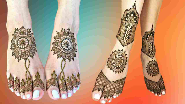 TOP 5 LEG AND FOOT MEHNDI DESIGN FOR BRIDES