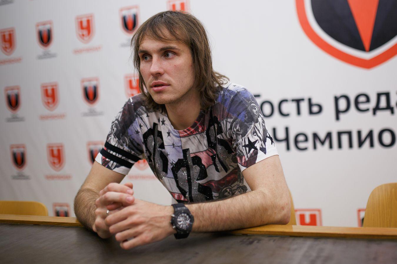 Дьяков даёт интервью «Чемпионату»
