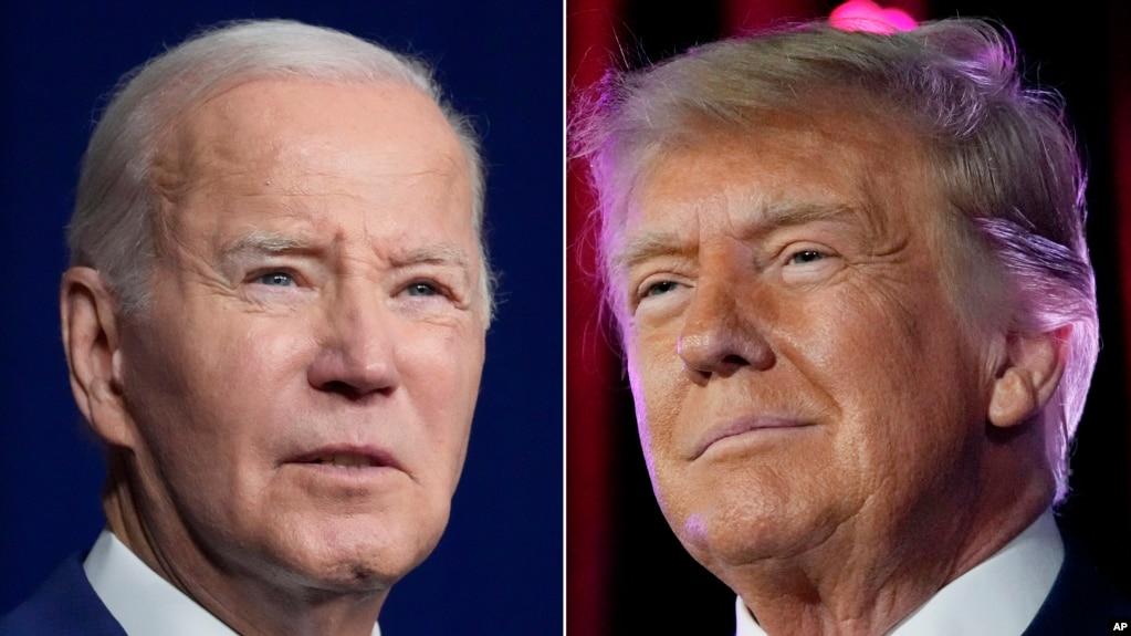 Ông Biden 81 tuổi; ông Trump 77 tuổi.