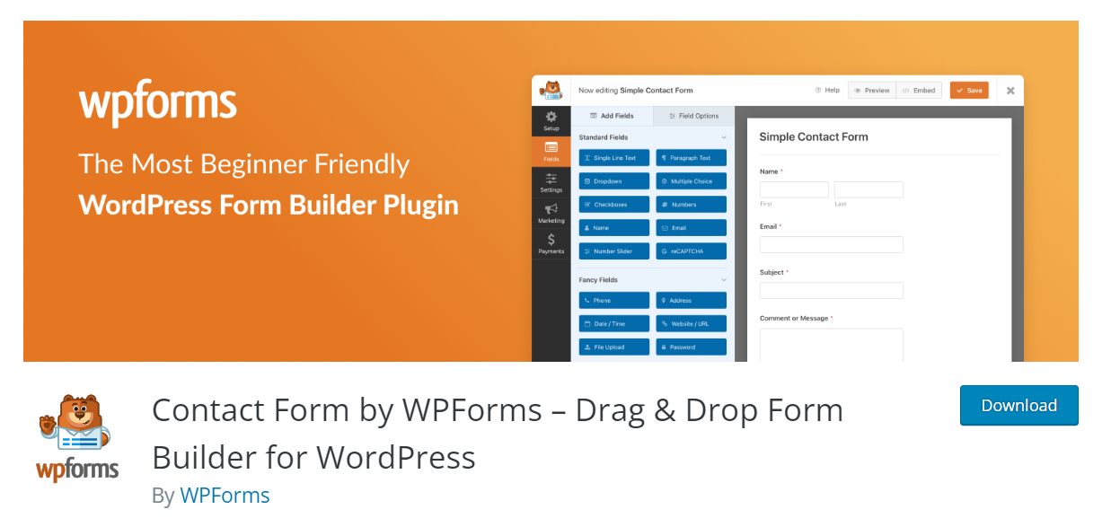 WordPress Contact Form Plugins