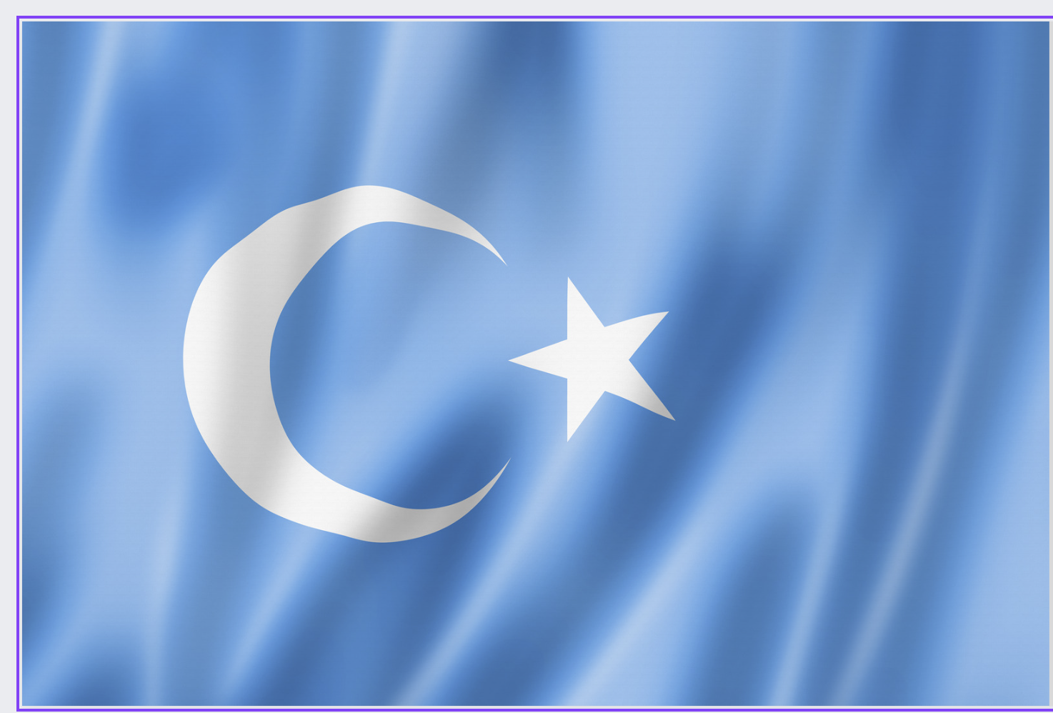 drapeau Ouïghour