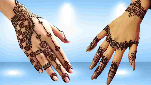 Modern mehndi design