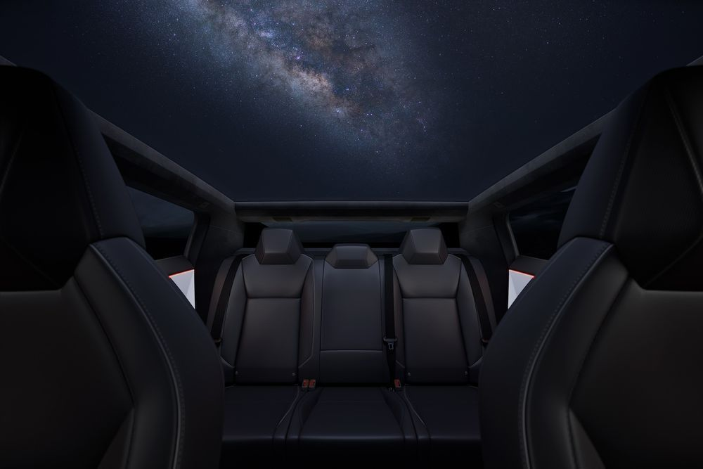 ดีไซน์ภายในรถยนต์ : Tesla Cybertruck